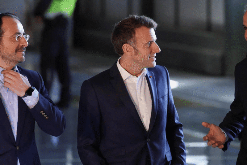 Macron visits Cyprus